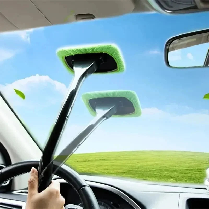 Window Cleaner Brush Kit with Long Handle - MegaloDrop