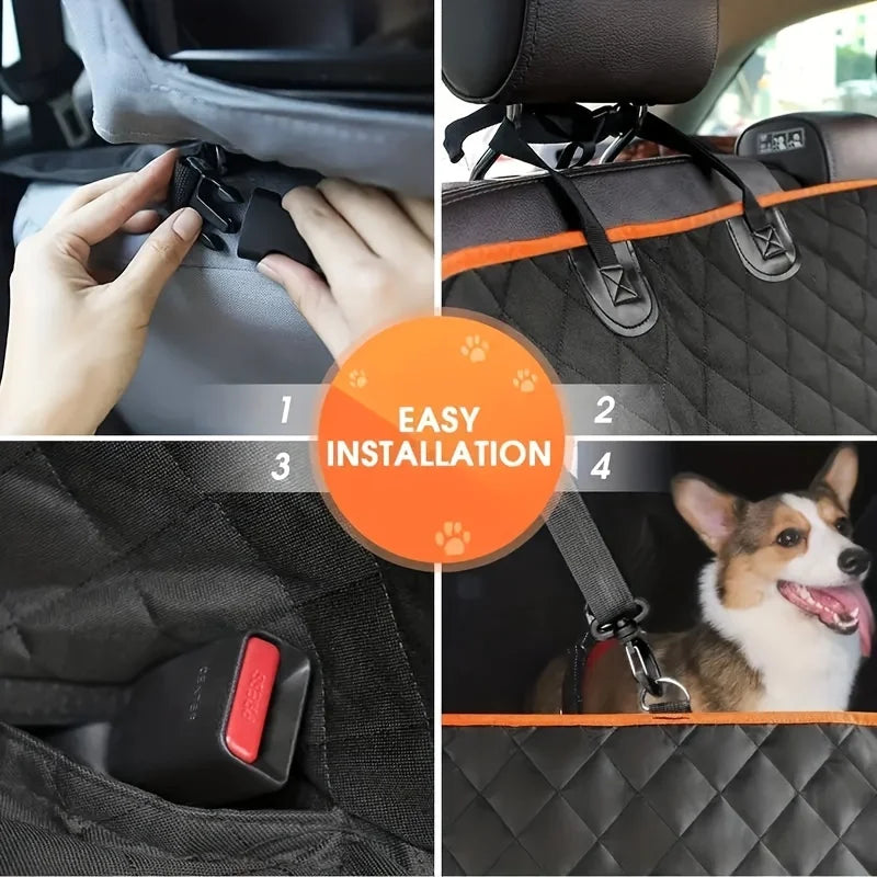 Waterproof Dog Hammock – Protects Seats with Scratch-Resistant Comfort. - MegaloDrop