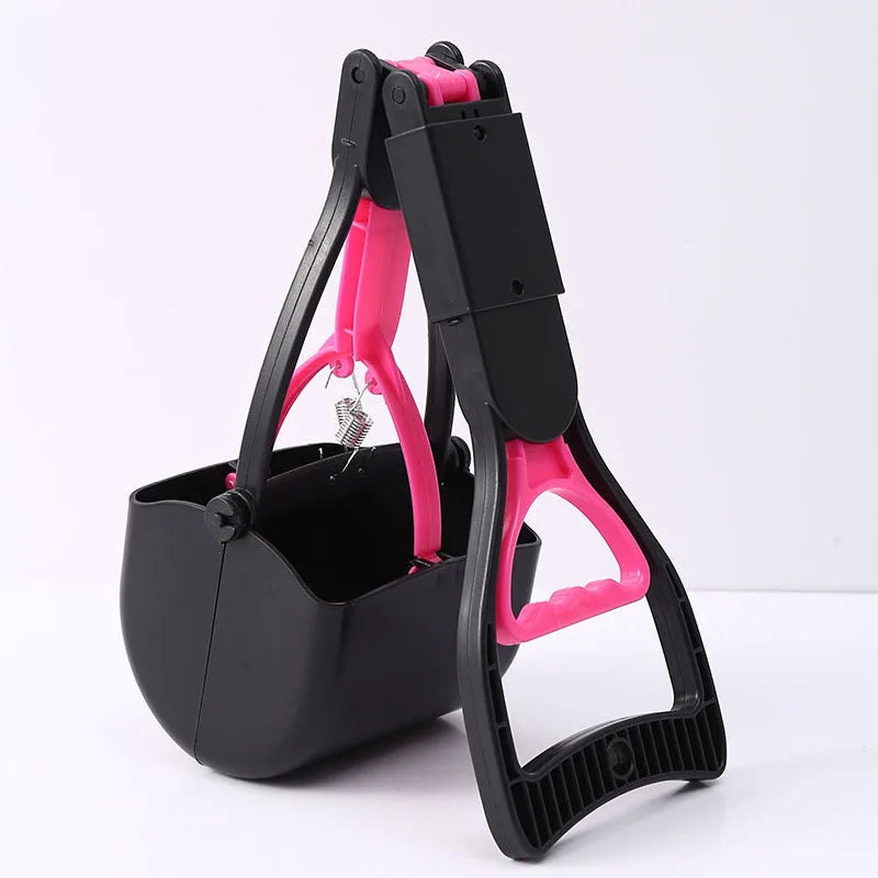 Heavy-Duty Pooper Scooper – Long Handle Jaw Clamp for Easy Pet Waste Cleanup. - MegaloDrop