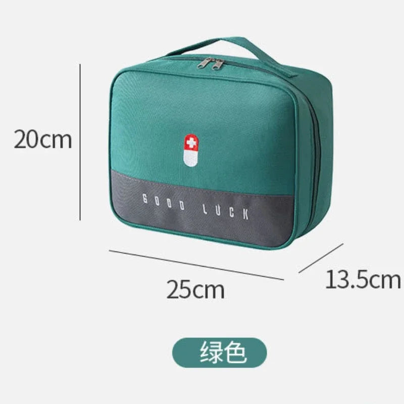 Home First Aid Kit Large Capacity Empty Medicine Storage Bag Portable Travel Medicine Box Survival Bag Emergency Bag For Car - MegaloDrop