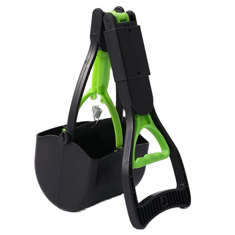Heavy-Duty Pooper Scooper – Long Handle Jaw Clamp for Easy Pet Waste Cleanup. - MegaloDrop