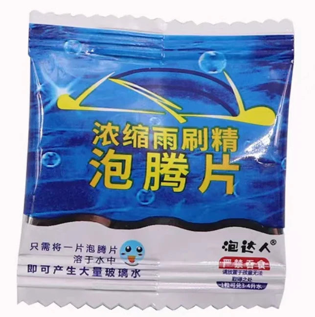 Effervescent Windscreen Cleaner Tablets - MegaloDrop