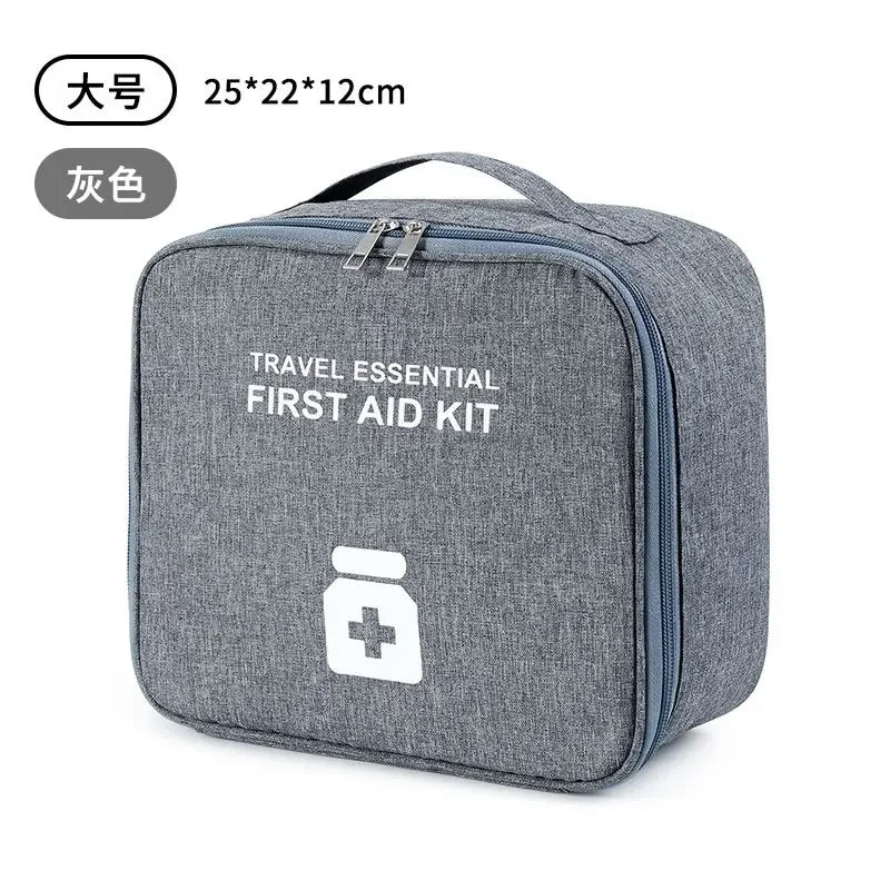 Home First Aid Kit Large Capacity Empty Medicine Storage Bag Portable Travel Medicine Box Survival Bag Emergency Bag For Car - MegaloDrop