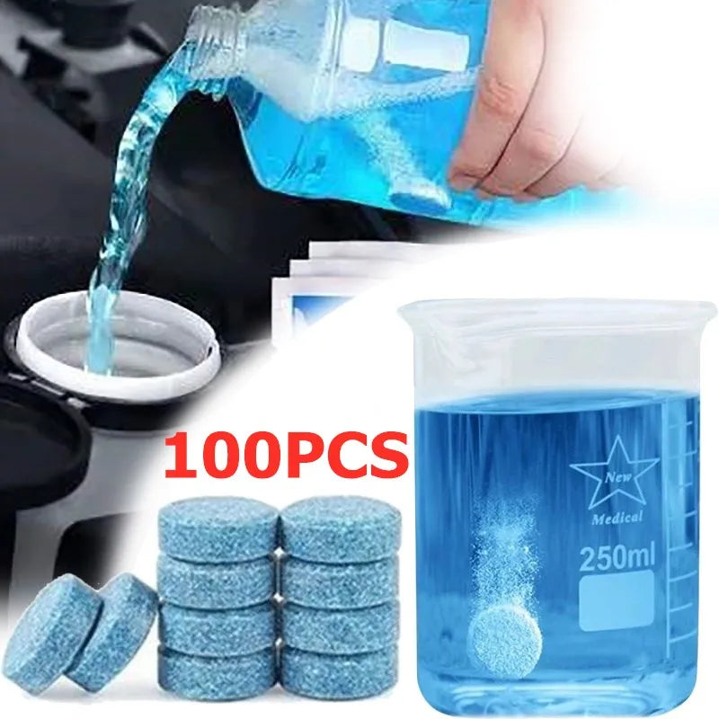 Effervescent Windscreen Cleaner Tablets - MegaloDrop