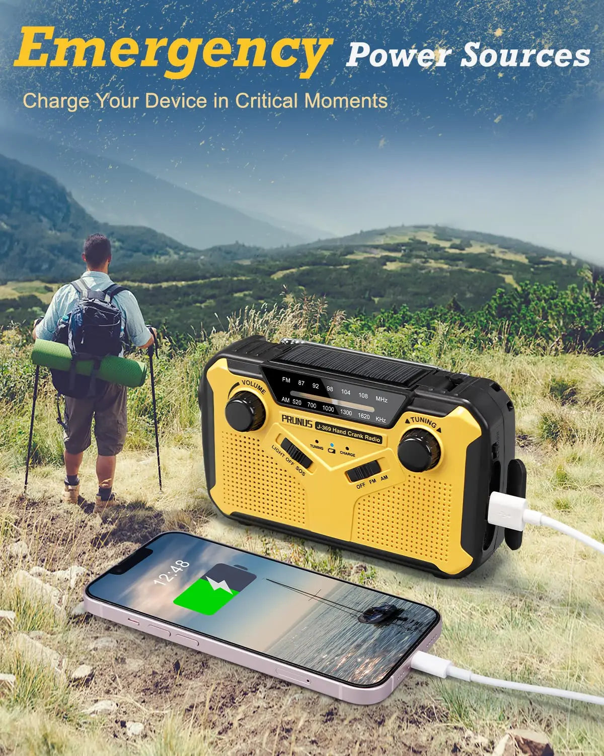 Emergency Radio AM/FM Portable Radio - MegaloDrop