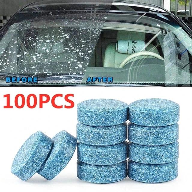 Effervescent Windscreen Cleaner Tablets - MegaloDrop
