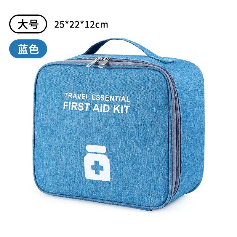 Home First Aid Kit Large Capacity Empty Medicine Storage Bag Portable Travel Medicine Box Survival Bag Emergency Bag For Car - MegaloDrop