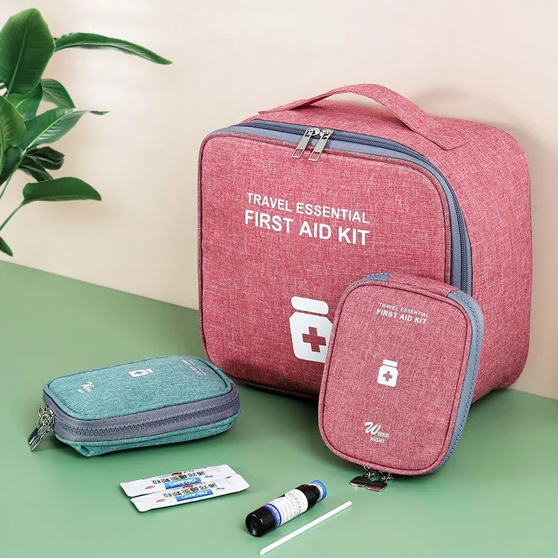 Home First Aid Kit Large Capacity Empty Medicine Storage Bag Portable Travel Medicine Box Survival Bag Emergency Bag For Car - MegaloDrop