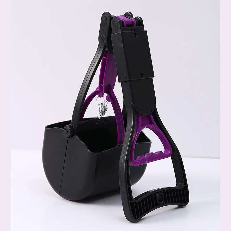 Heavy-Duty Pooper Scooper – Long Handle Jaw Clamp for Easy Pet Waste Cleanup. - MegaloDrop