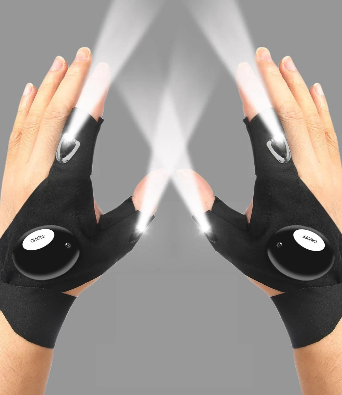 Fingerless LED Glove: Waterproof Light for Mechanics and Various Activities - MegaloDrop