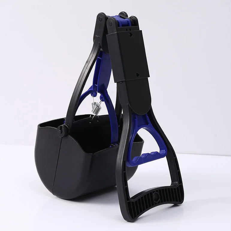 Heavy-Duty Pooper Scooper – Long Handle Jaw Clamp for Easy Pet Waste Cleanup. - MegaloDrop