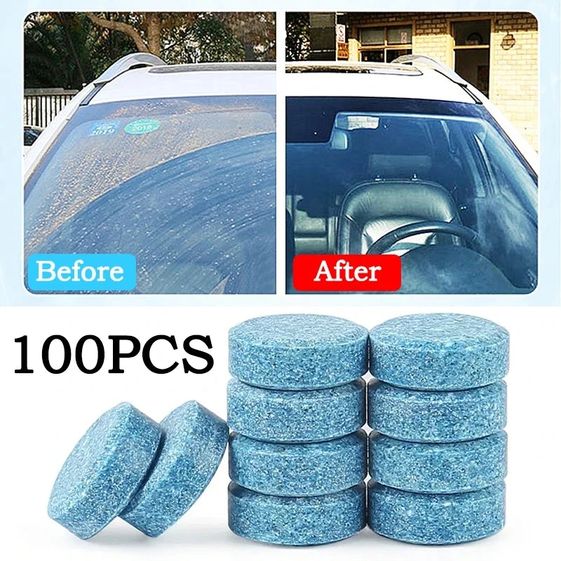 Effervescent Windscreen Cleaner Tablets - MegaloDrop