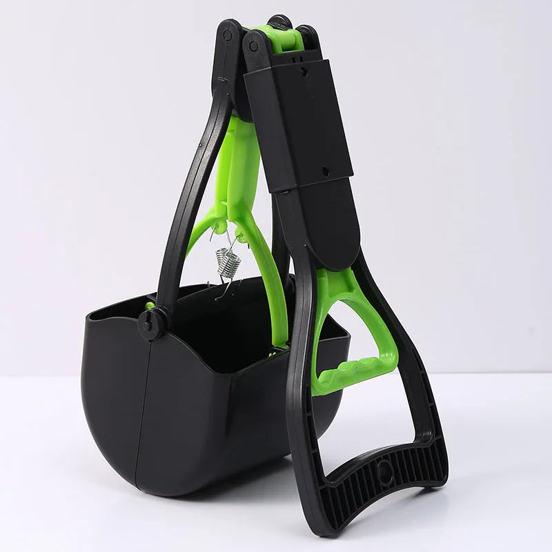 Heavy-Duty Pooper Scooper – Long Handle Jaw Clamp for Easy Pet Waste Cleanup. - MegaloDrop