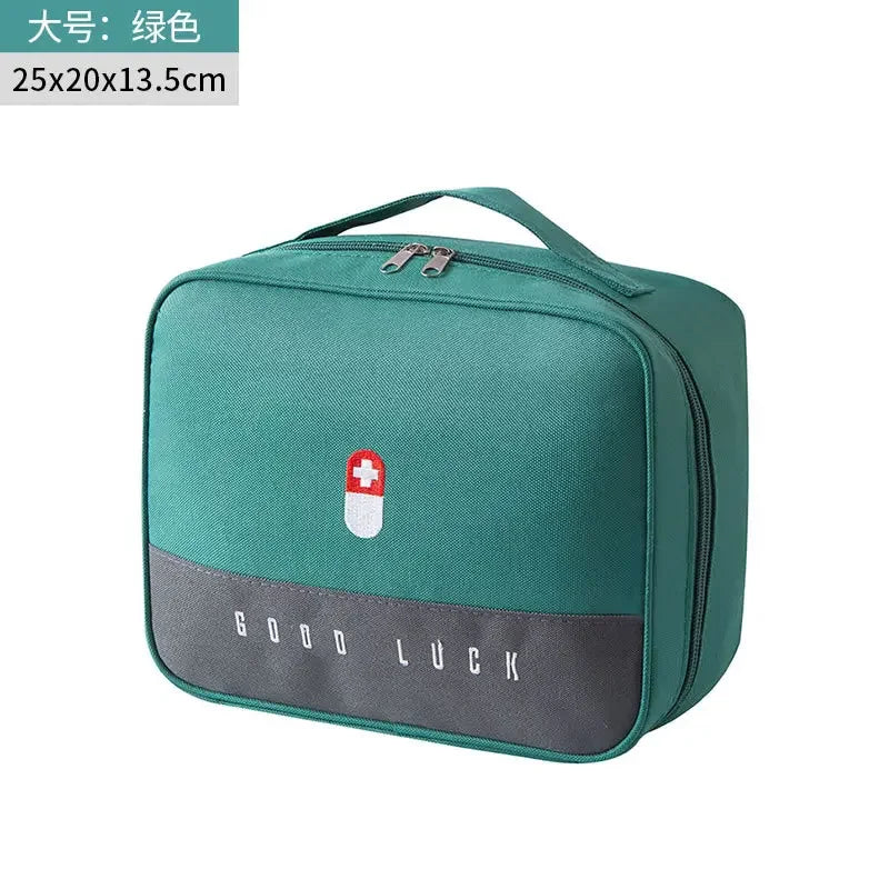 Home First Aid Kit Large Capacity Empty Medicine Storage Bag Portable Travel Medicine Box Survival Bag Emergency Bag For Car - MegaloDrop