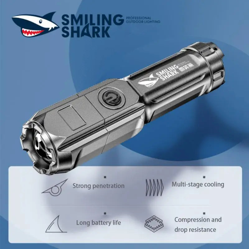 Powerful LED Flashlight Rechargeable USB 18650 Waterproof Zoom Fishing Hunting 100000 Lumens Tactical Flashlight LED Flashlight - MegaloDrop