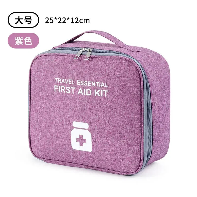 Home First Aid Kit Large Capacity Empty Medicine Storage Bag Portable Travel Medicine Box Survival Bag Emergency Bag For Car - MegaloDrop