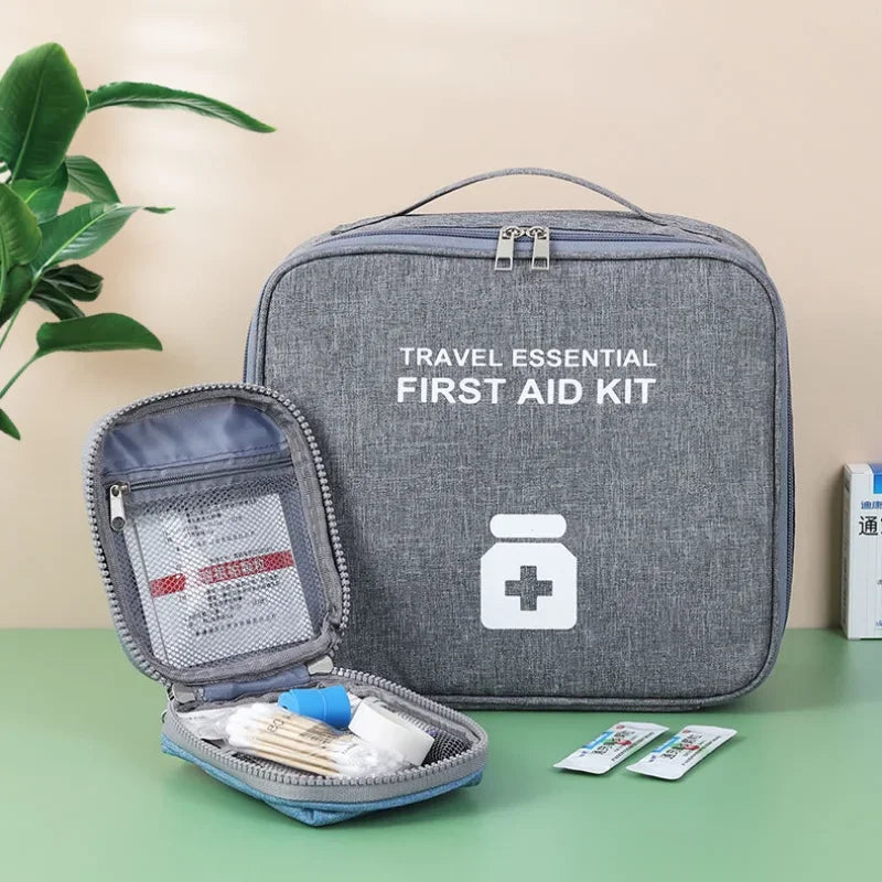 Home First Aid Kit Large Capacity Empty Medicine Storage Bag Portable Travel Medicine Box Survival Bag Emergency Bag For Car - MegaloDrop
