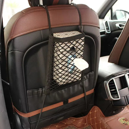 Car Storage Net Bag – Stretchable Divider & Organizer for Pets and Essentials - MegaloDrop