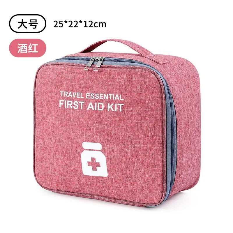 Home First Aid Kit Large Capacity Empty Medicine Storage Bag Portable Travel Medicine Box Survival Bag Emergency Bag For Car