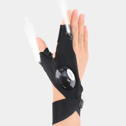 Fingerless LED Glove: Waterproof Light for Mechanics and Various Activities - MegaloDrop