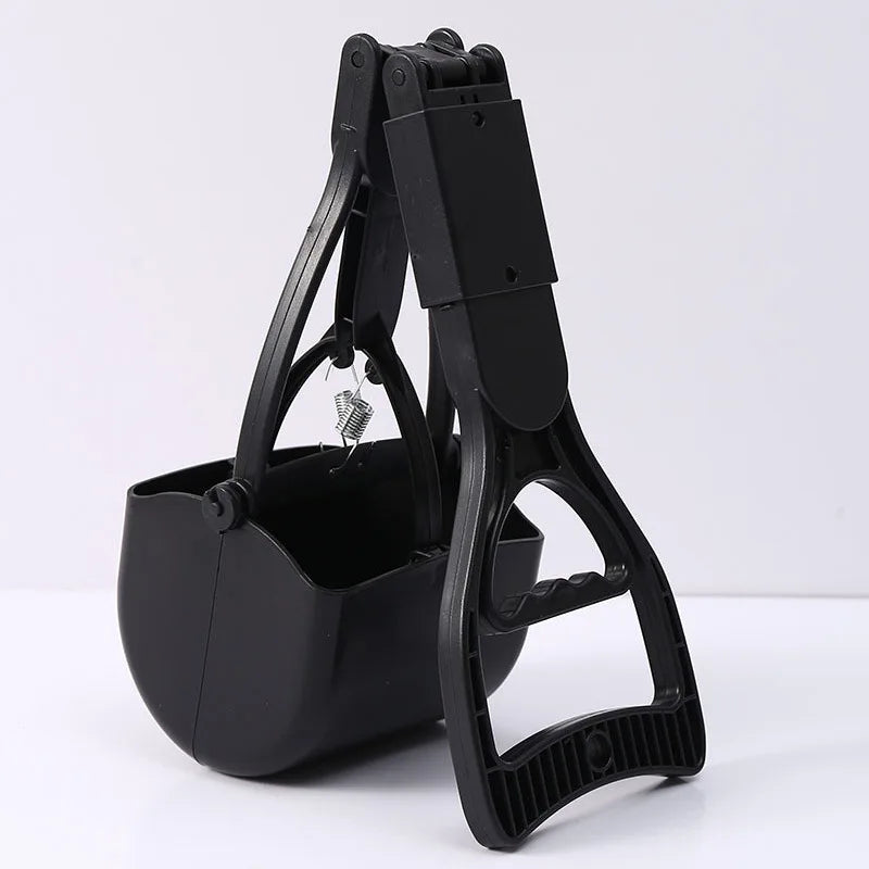 Heavy-Duty Pooper Scooper – Long Handle Jaw Clamp for Easy Pet Waste Cleanup. - MegaloDrop