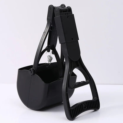 Heavy-Duty Pooper Scooper – Long Handle Jaw Clamp for Easy Pet Waste Cleanup. - MegaloDrop