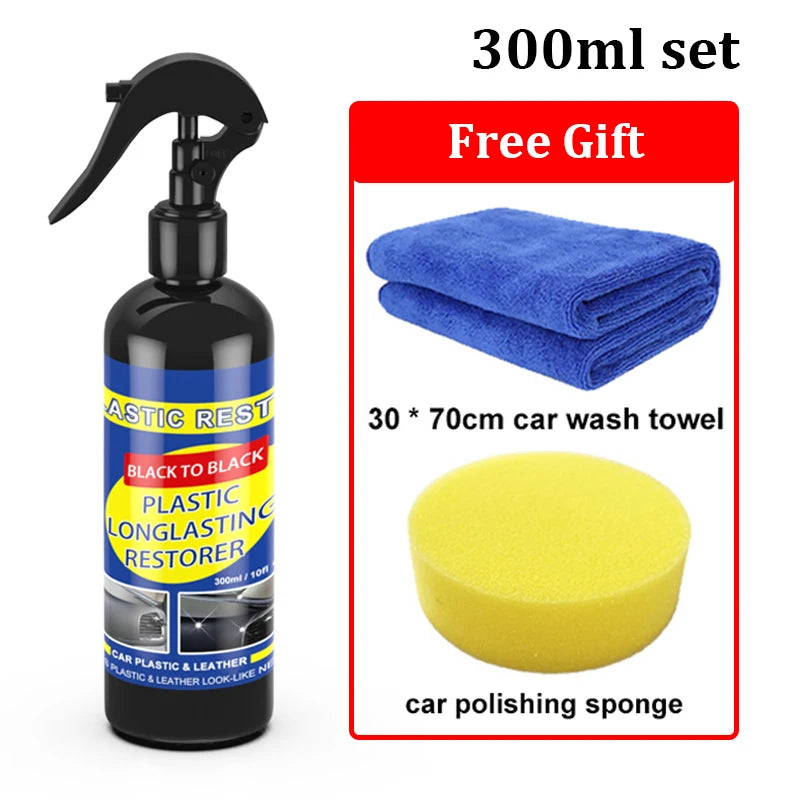 Car Plastic Restorer Back To Black Gloss Car Cleaning