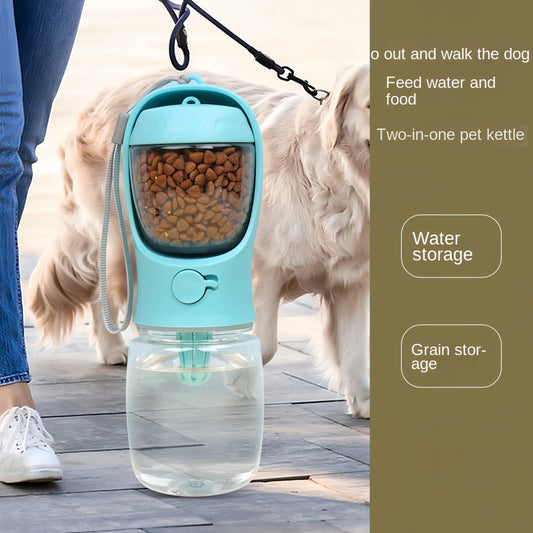 Portable Pet Water Bottle – Food & Water Storage for Outdoor Adventures. - MegaloDrop