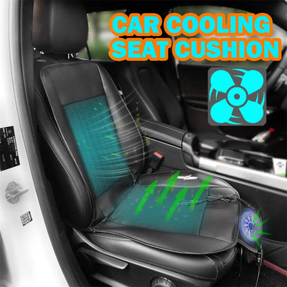 Car Seat Cooling Cushion – Ventilated Comfort with Lighter Control. - MegaloDrop