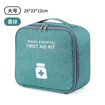 Home First Aid Kit Large Capacity Empty Medicine Storage Bag Portable Travel Medicine Box Survival Bag Emergency Bag For Car